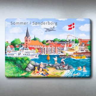 Køleskabsmagnet "Sommer i Sønderborg"
