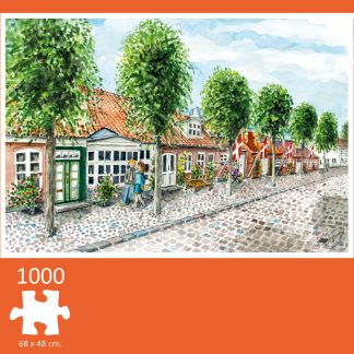 Slotsgade i Møgeltønder, 1000 brikker
