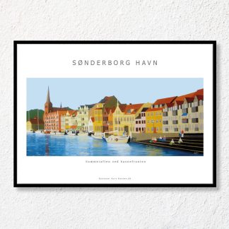 Sommeraften ved Havnefronten i Sønderborg
