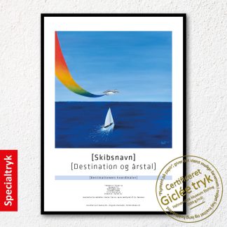 Verden i farver, din personlige sejlerplakat (Specialtryk)